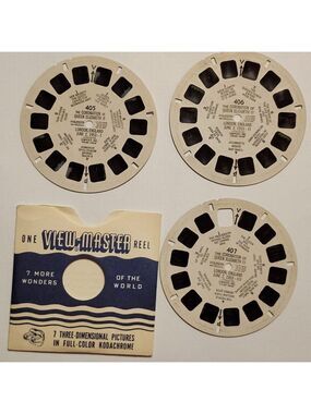 VINTAGE View Master The Coronation of Queen Elizabeth II Lot of Three Reels